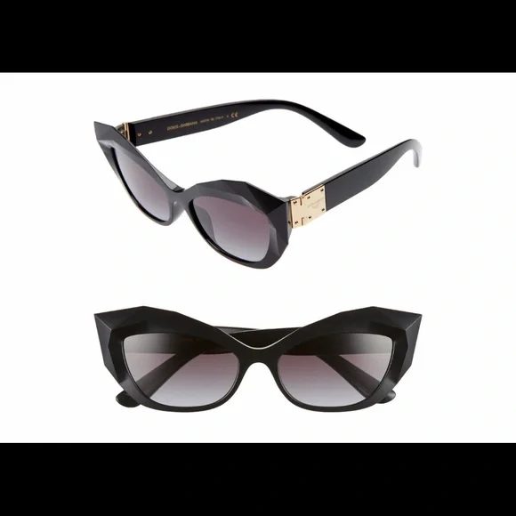 Dolce & Gabbana 54mm Cat Eye Sunglasses - Picture 2 of 10